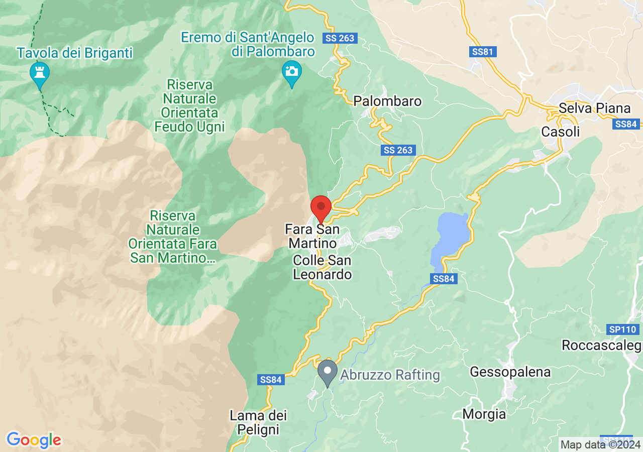 Mappa di Abbazia di San Martino in Valle