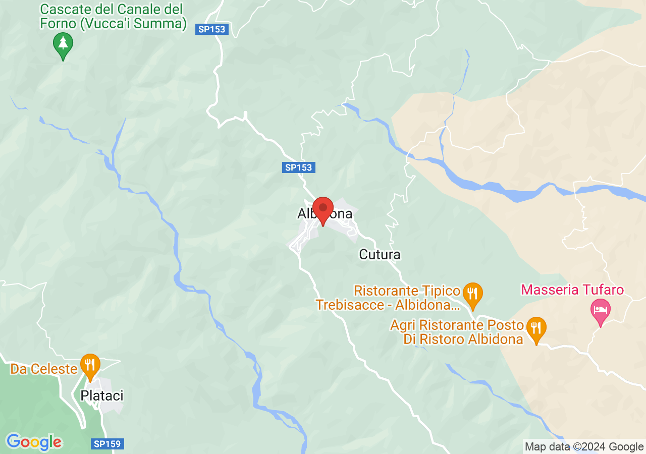 Mappa di Albidona uno dei Borghi Autentici d'Italia