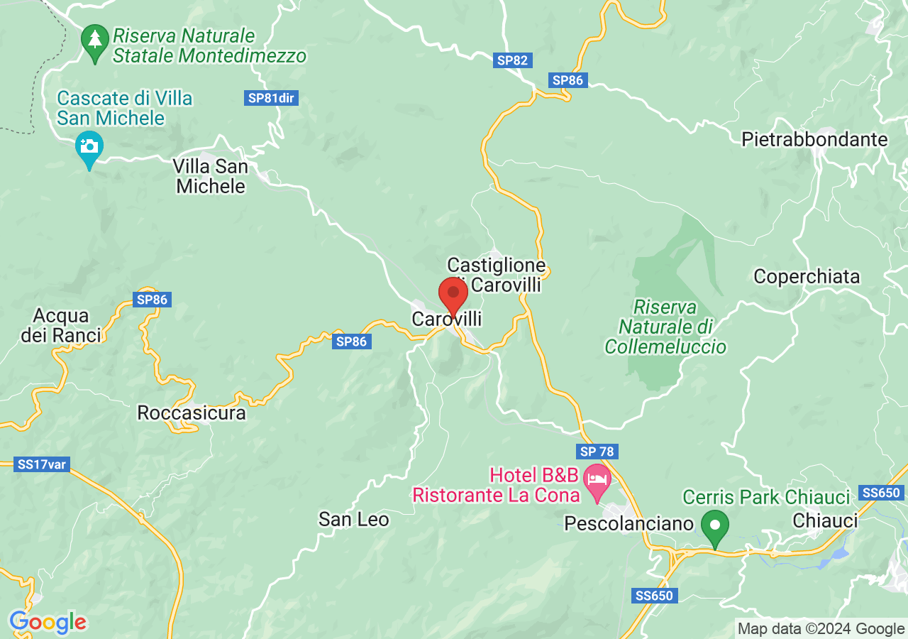 Mappa di Borgo di Santo Stefano del Lupo