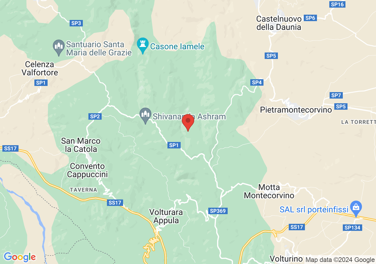 Mappa di Boschi di Celenza - Monte Sambuco