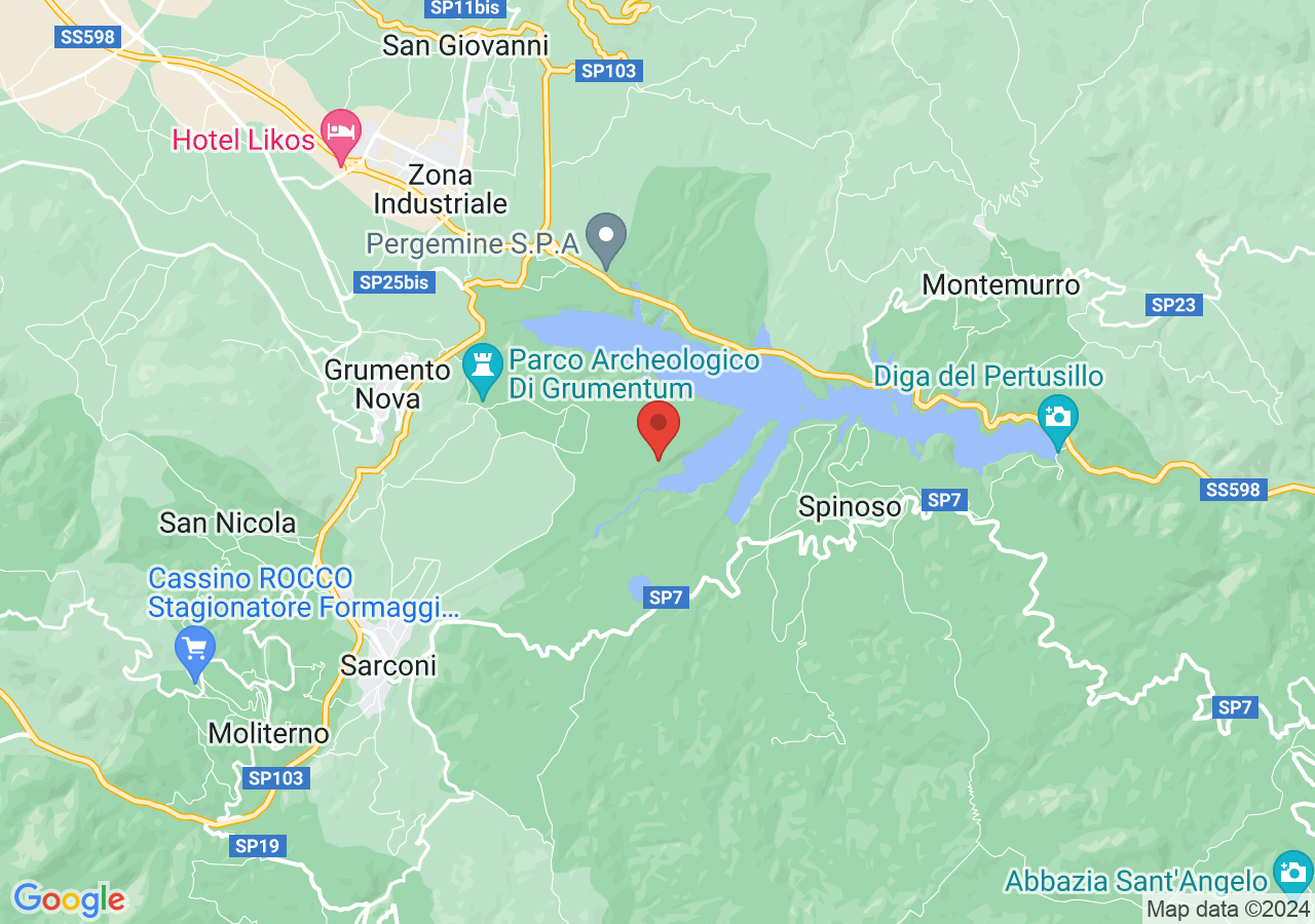 Mappa di Bosco Maglie e Centro di educazione ambientale Bosco dei Cigni