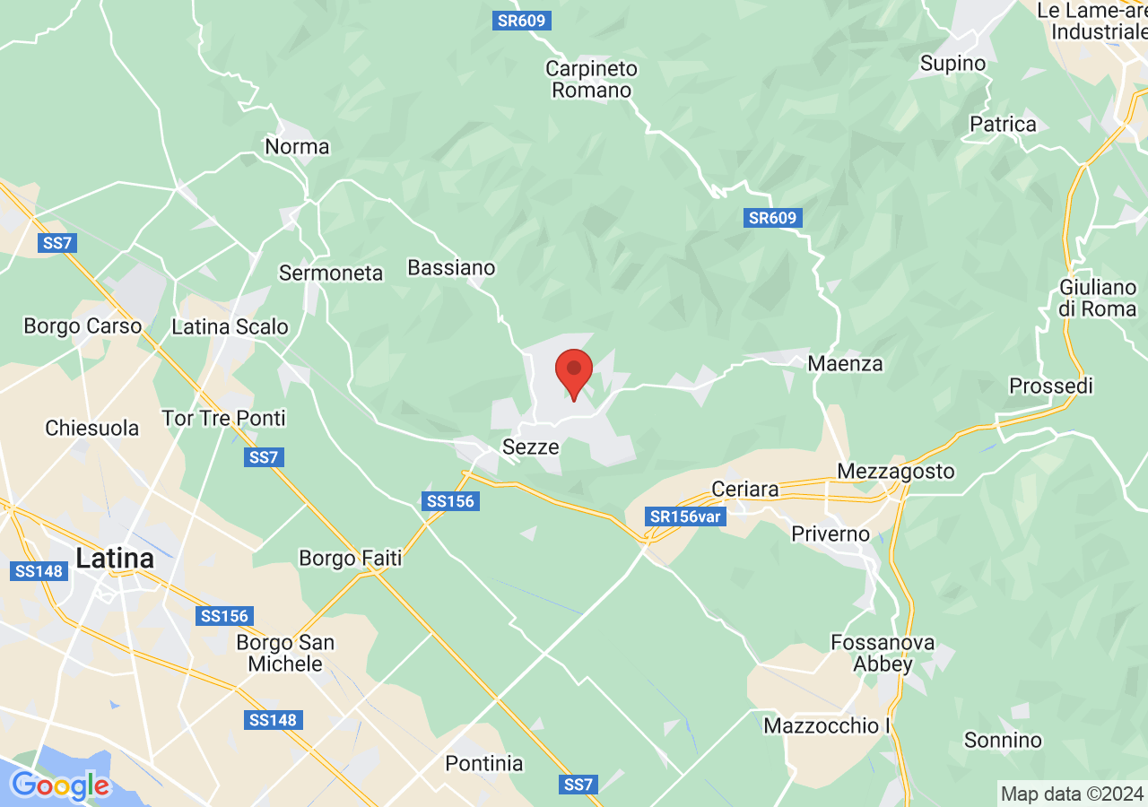 Mappa di Carciofo di Sezze