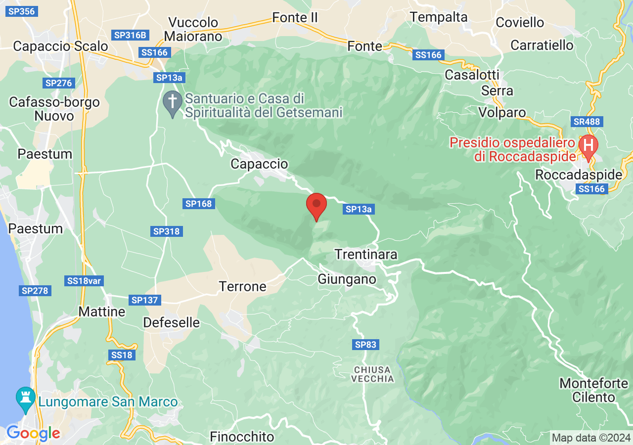 Mappa di Cascata del Solofrone