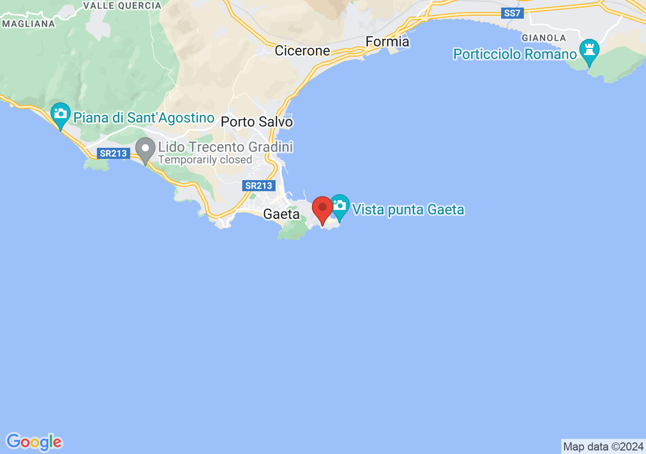 Mappa di Castello angioino aragonese di Gaeta