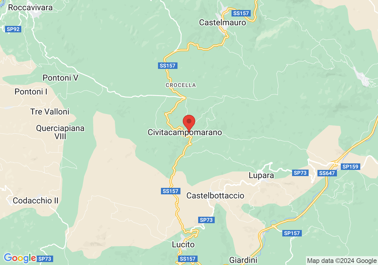 Mappa di Castello angioino di Civitacampomarano