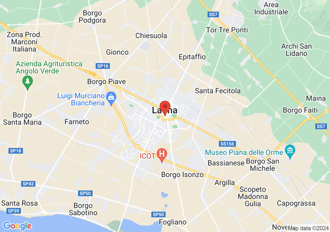 Mappa di Cattedrale di Latina