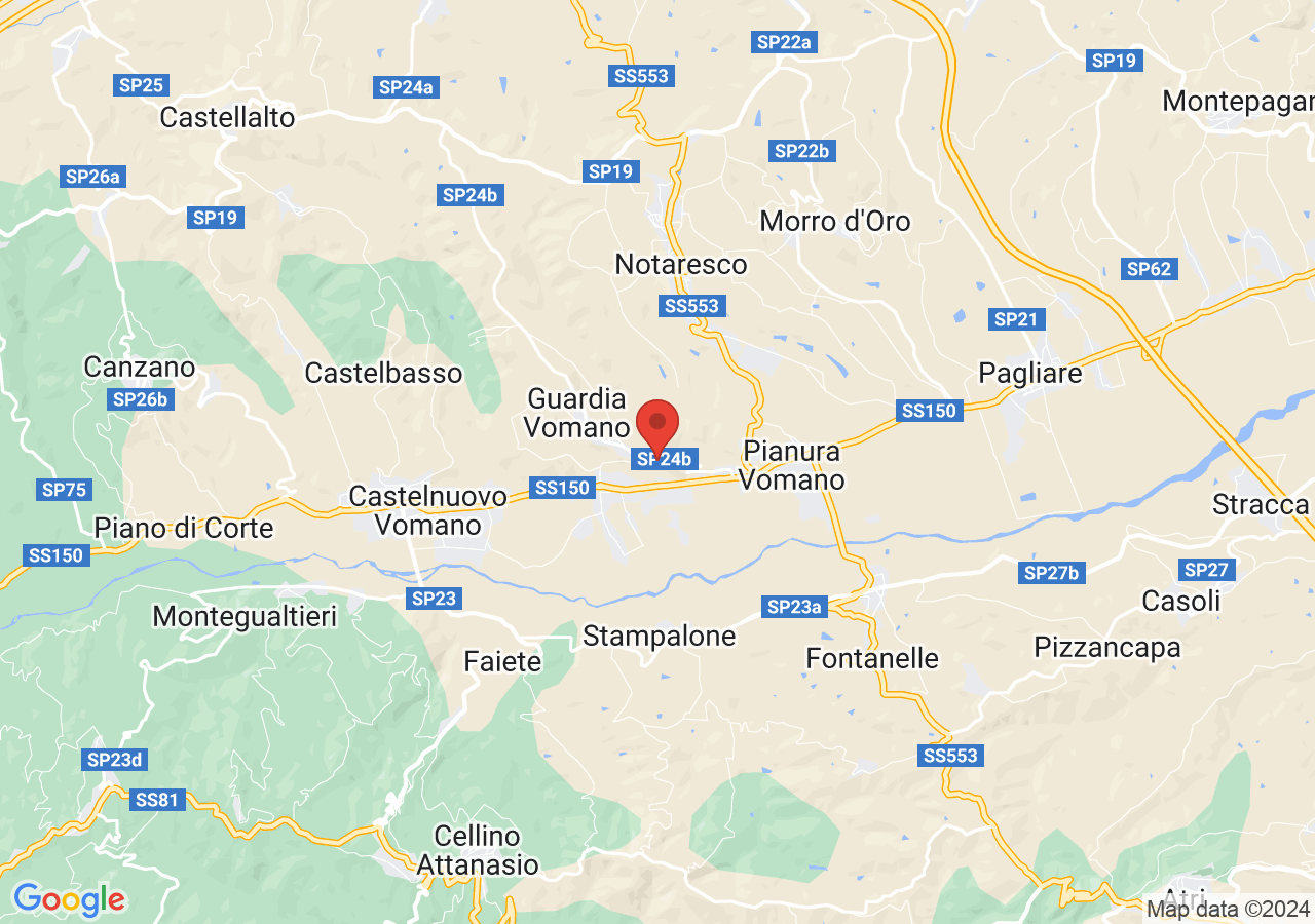 Mappa di Chiesa di San Clemente al Vomano