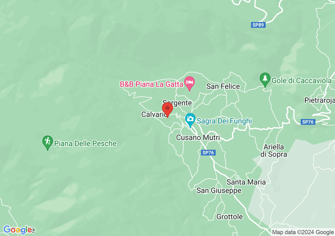 Mappa di Chiesa di Santa Croce al Monte Calvario