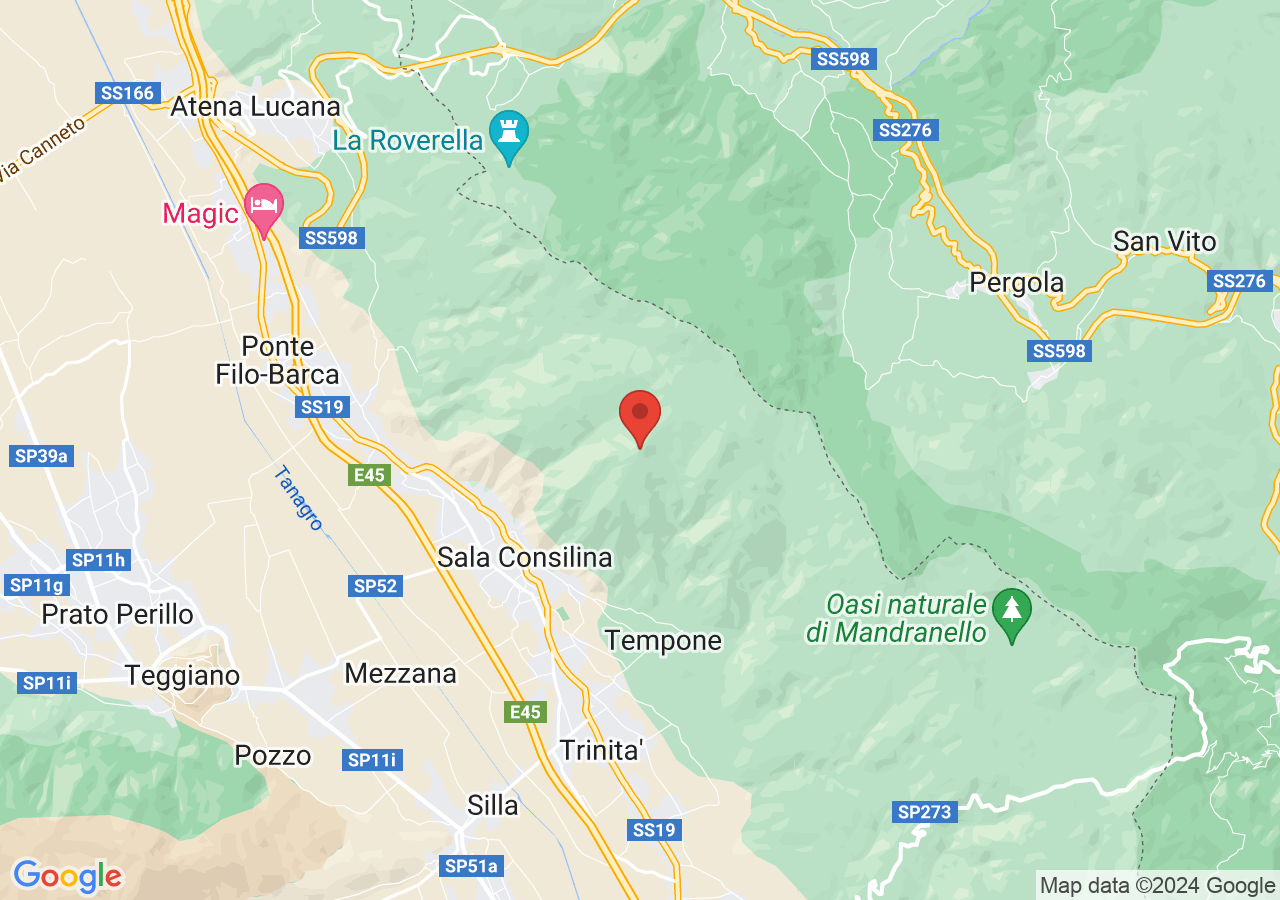 Mappa di Chiesa santuario Madonna del Sito Alto