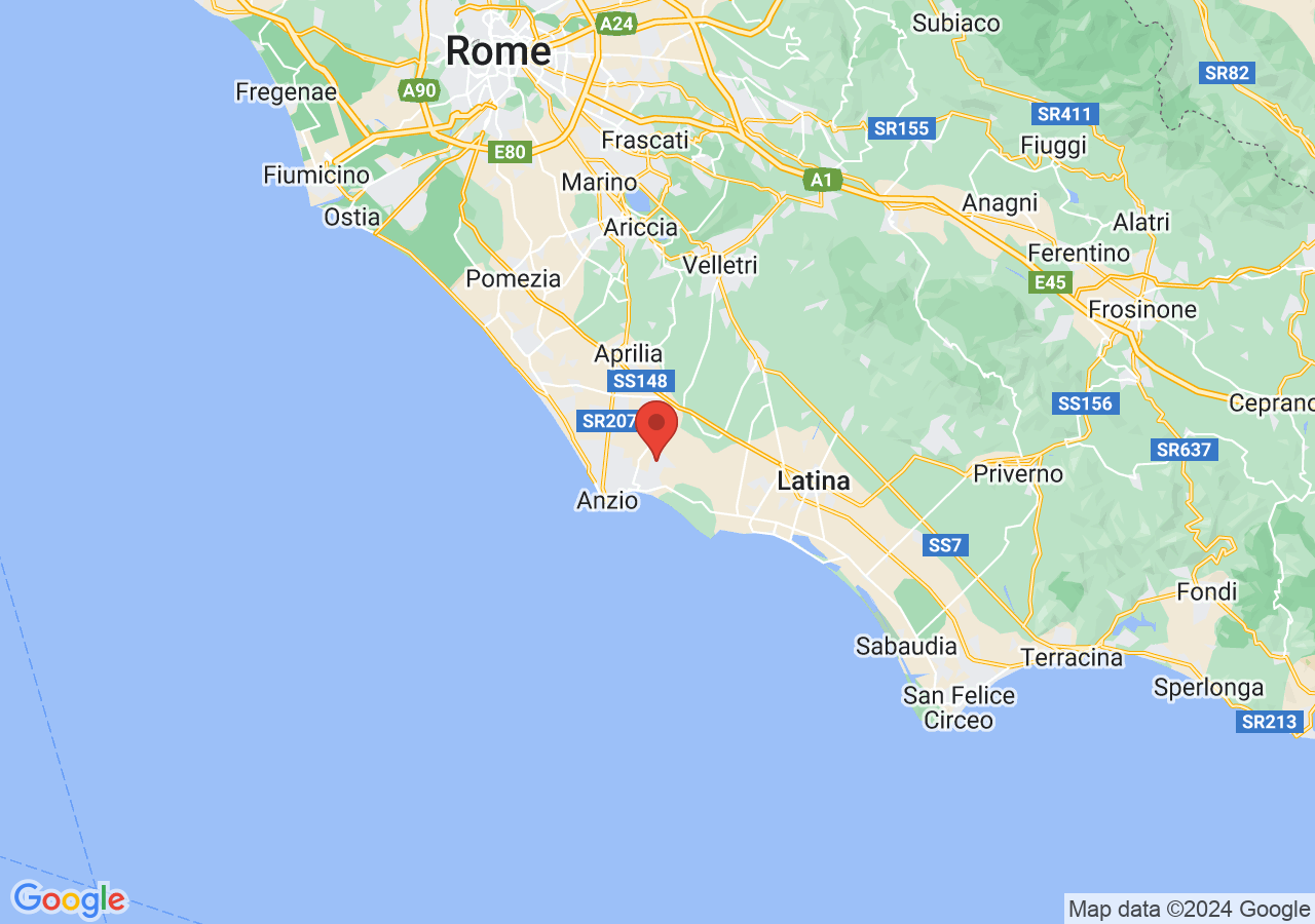 Mappa di Cimiteri militari di Nettuno