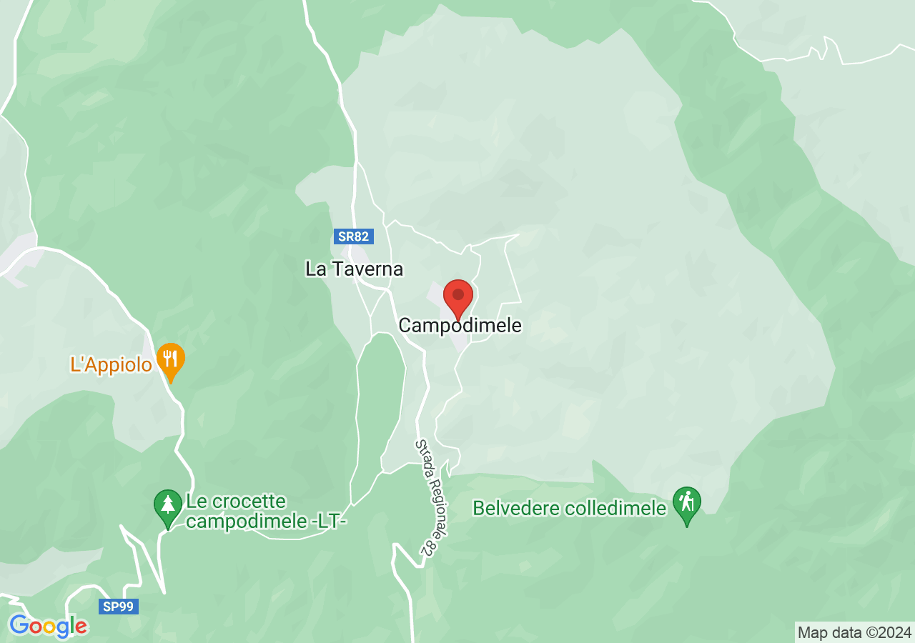 Mappa di Cinta muraria e borgo medievale di Campodimele