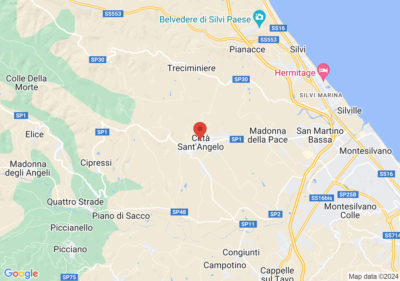 Mappa di Collegiata di San Michele Arcangelo a Città Sant'Angelo