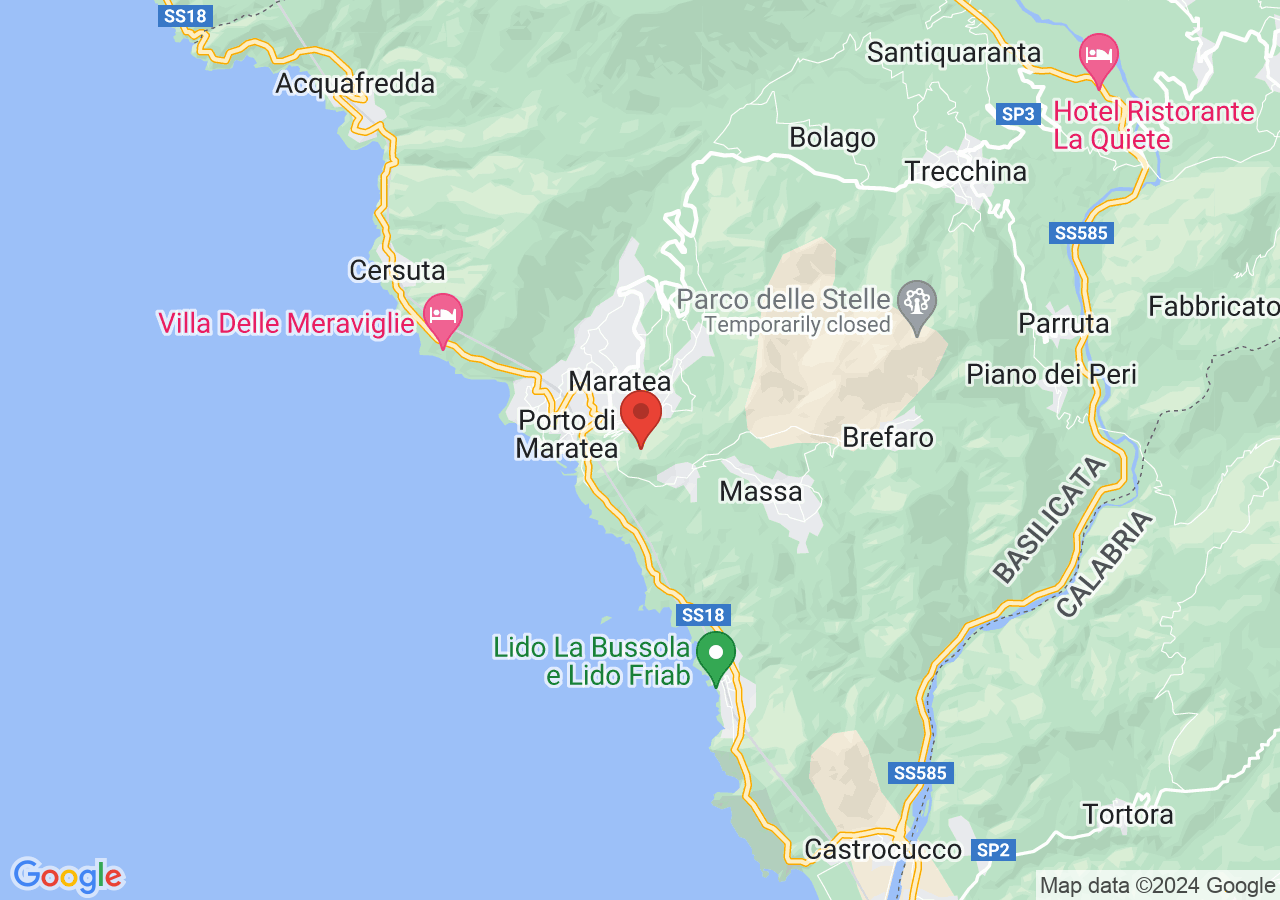 Mappa di Ferrata del Cristo Redentore