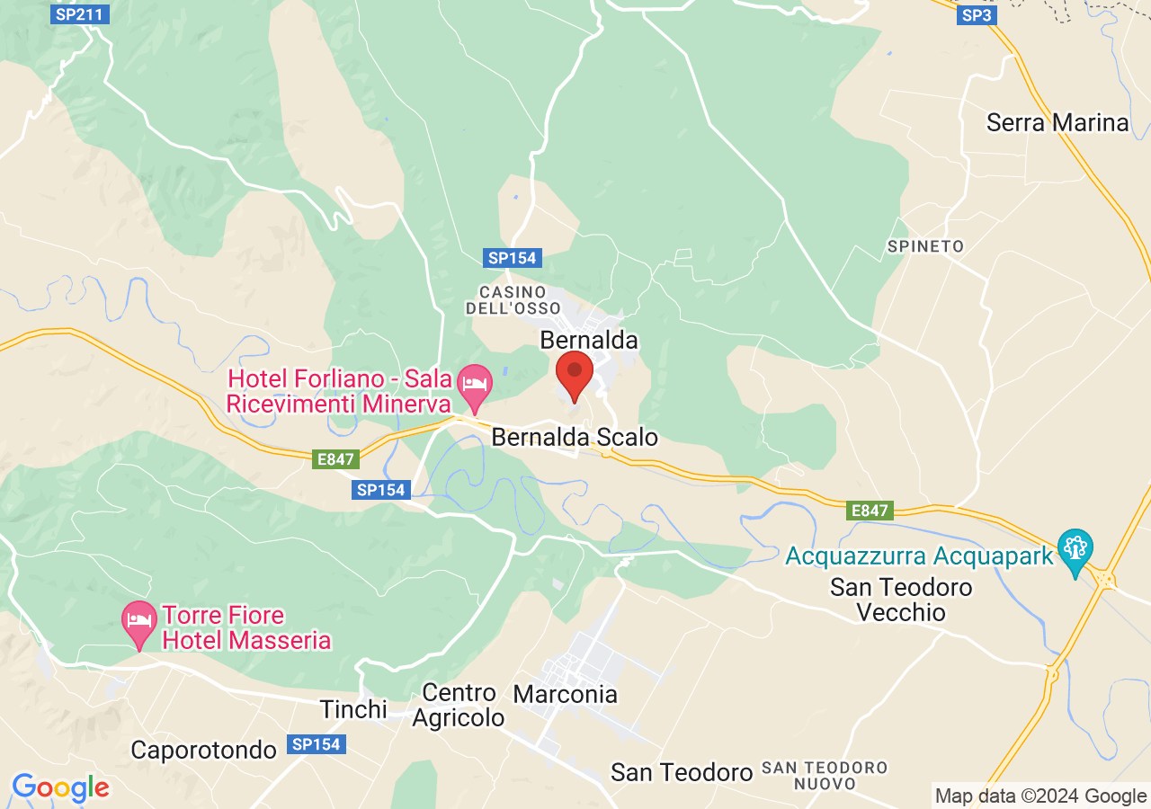 Mappa di Festa di San Bernardino