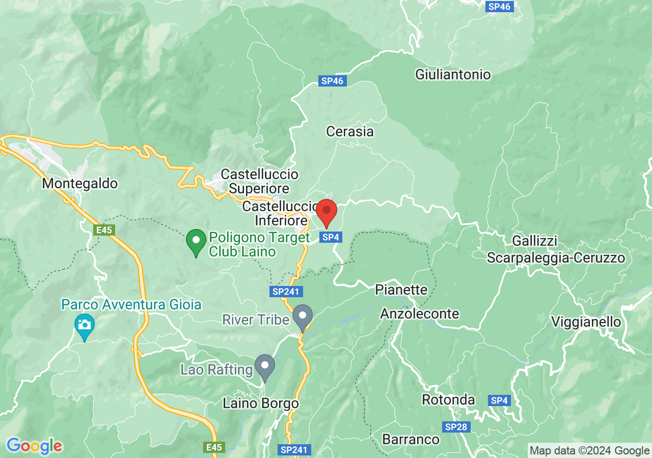 Mappa di Fiumara del Pegno