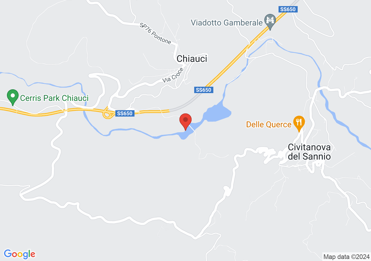 Mappa di Gole di Chiauci