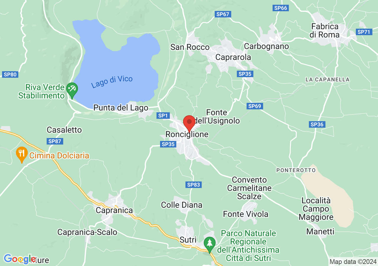 Mappa di I torrioni di Ronciglione