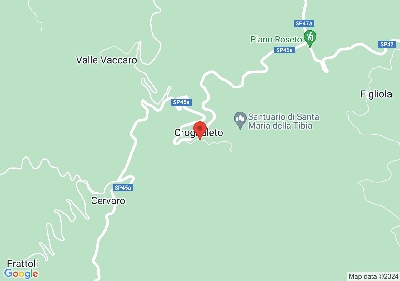 Mappa di Ippovia del Gran Sasso - Crognaleto