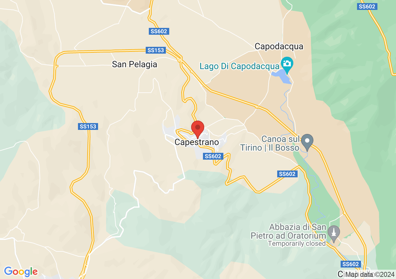 Mappa di Lago di Capodacqua