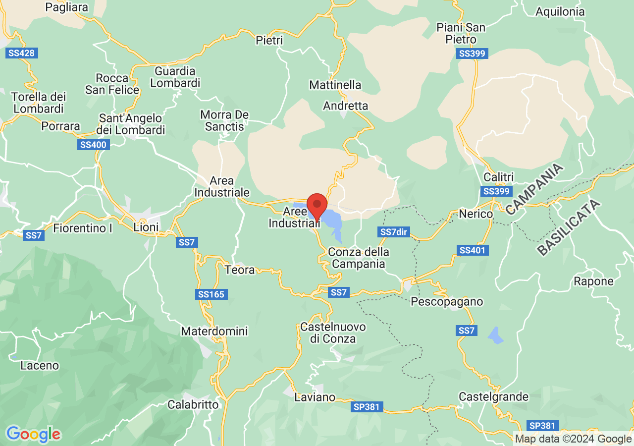 Mappa di Lago di Conza, Oasi WWF