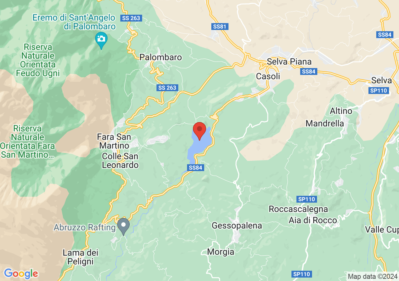 Mappa di Lago di Sant'Angelo