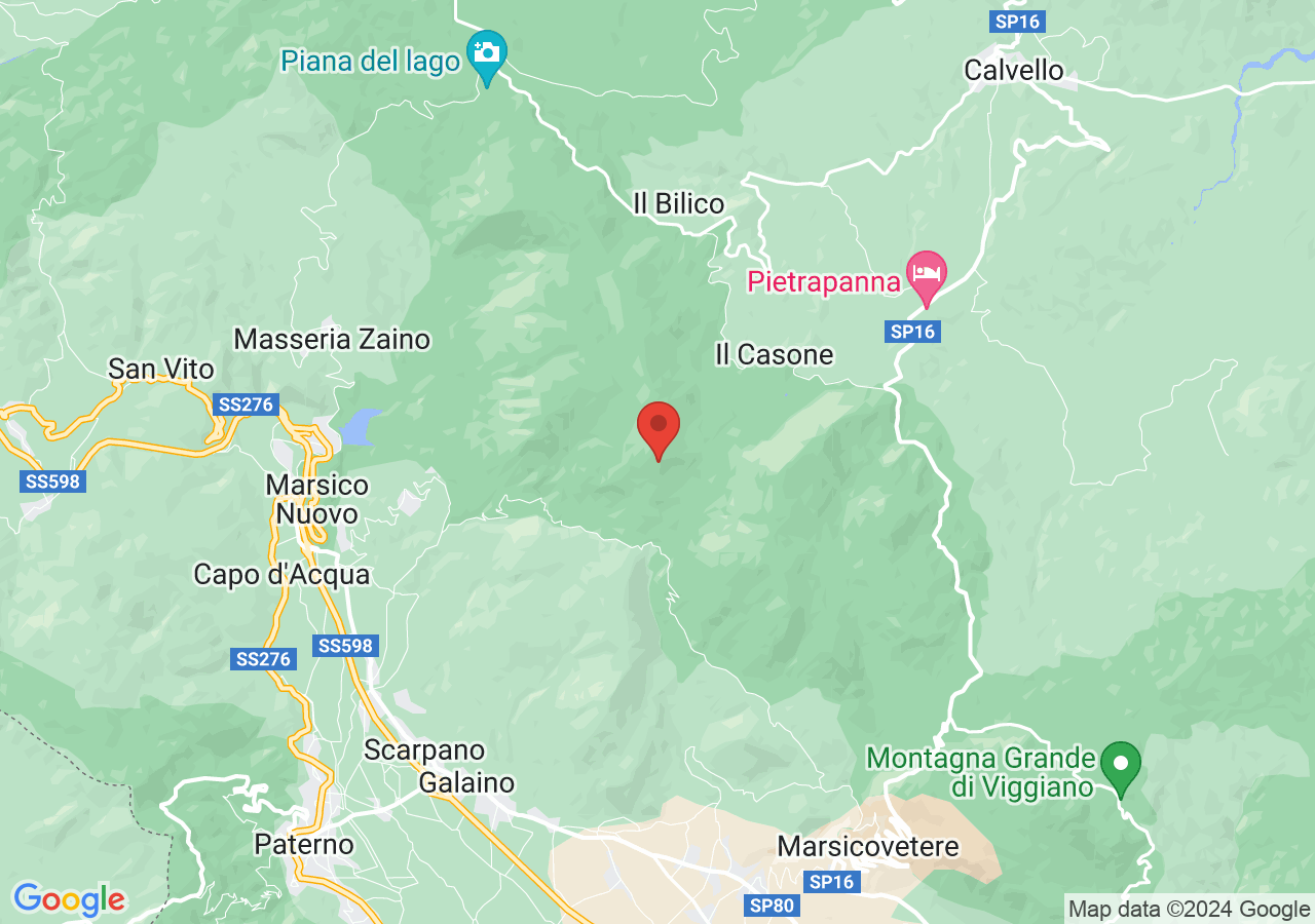 Mappa di Monte Calvelluzzo