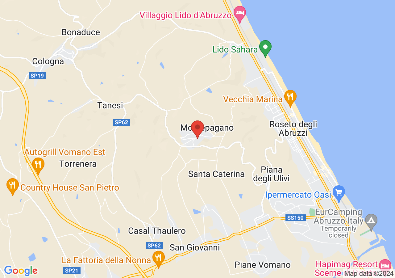 Mappa di Montepagano