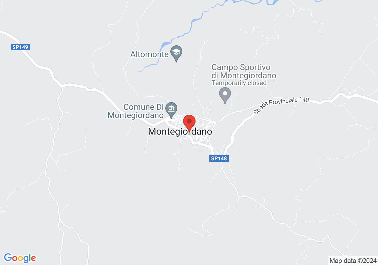 Mappa di Murales di Montegiordano