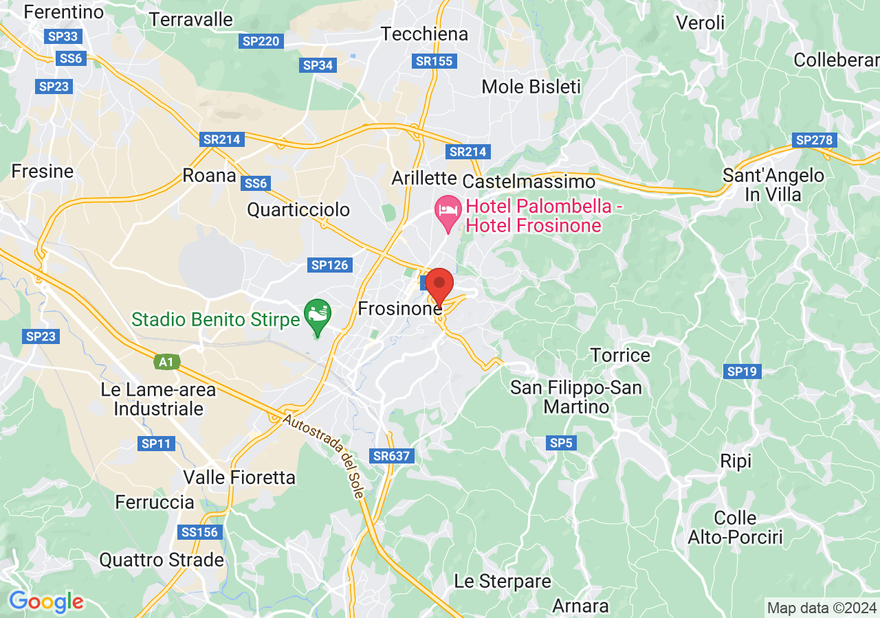 Mappa di Museo archeologico di Frosinone