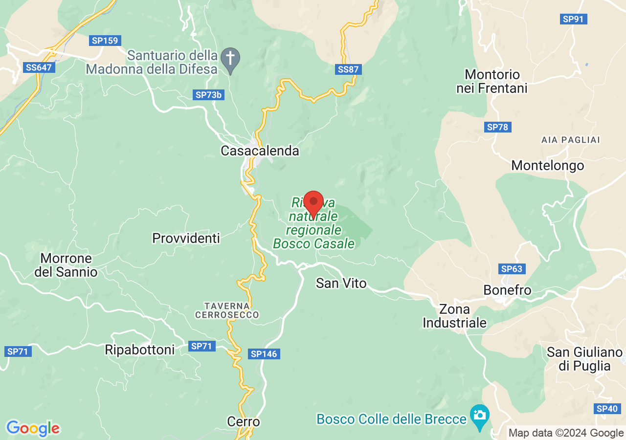 Mappa di Oasi LIPU di Bosco Casale