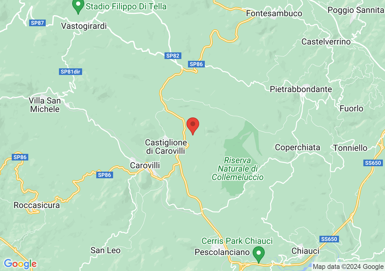 Mappa di Oasi naturale Selva di Castiglione