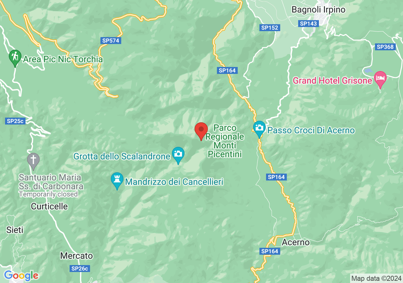 Mappa di Oasi WWF di Monte Accellica