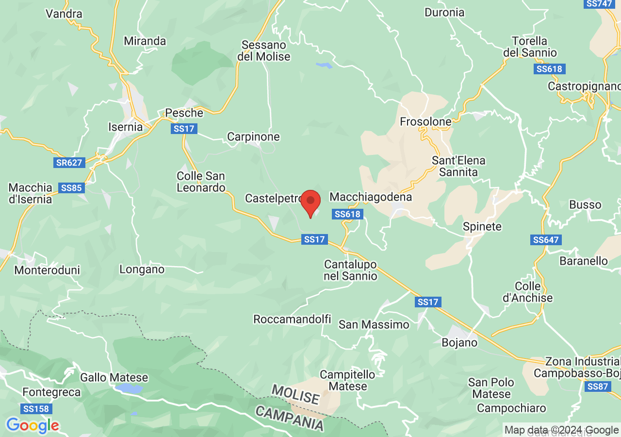 Mappa di Parco dei Mulini