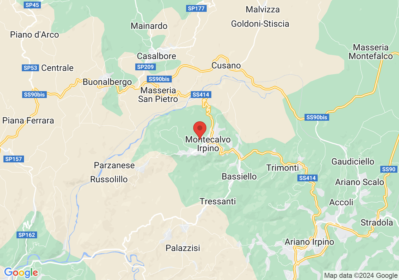 Mappa di Ponte del Diavolo di Montecalvo Irpino