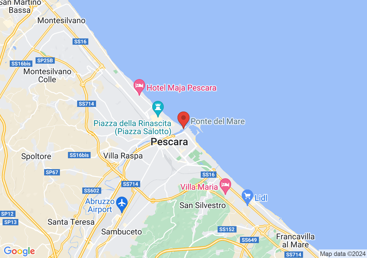 Mappa di Ponte del Mare