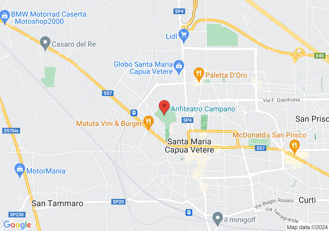 Mappa di Anfiteatro campano