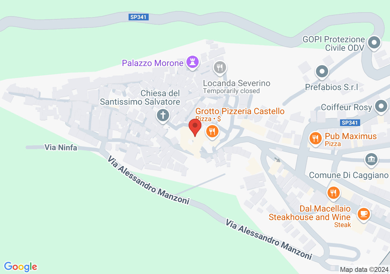 Mappa di Castello di Caggiano