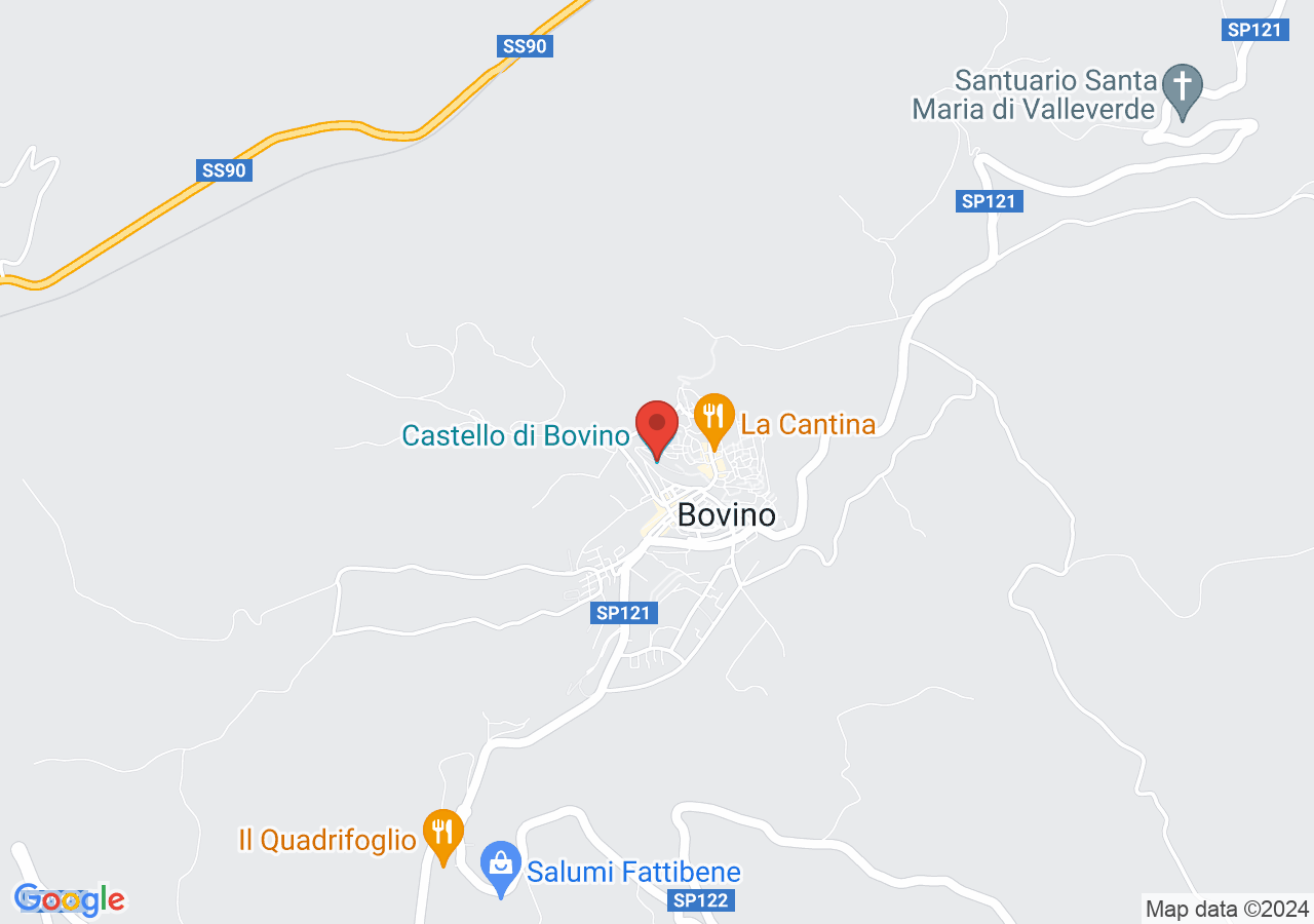 Mappa di Castello ducale di Bovino