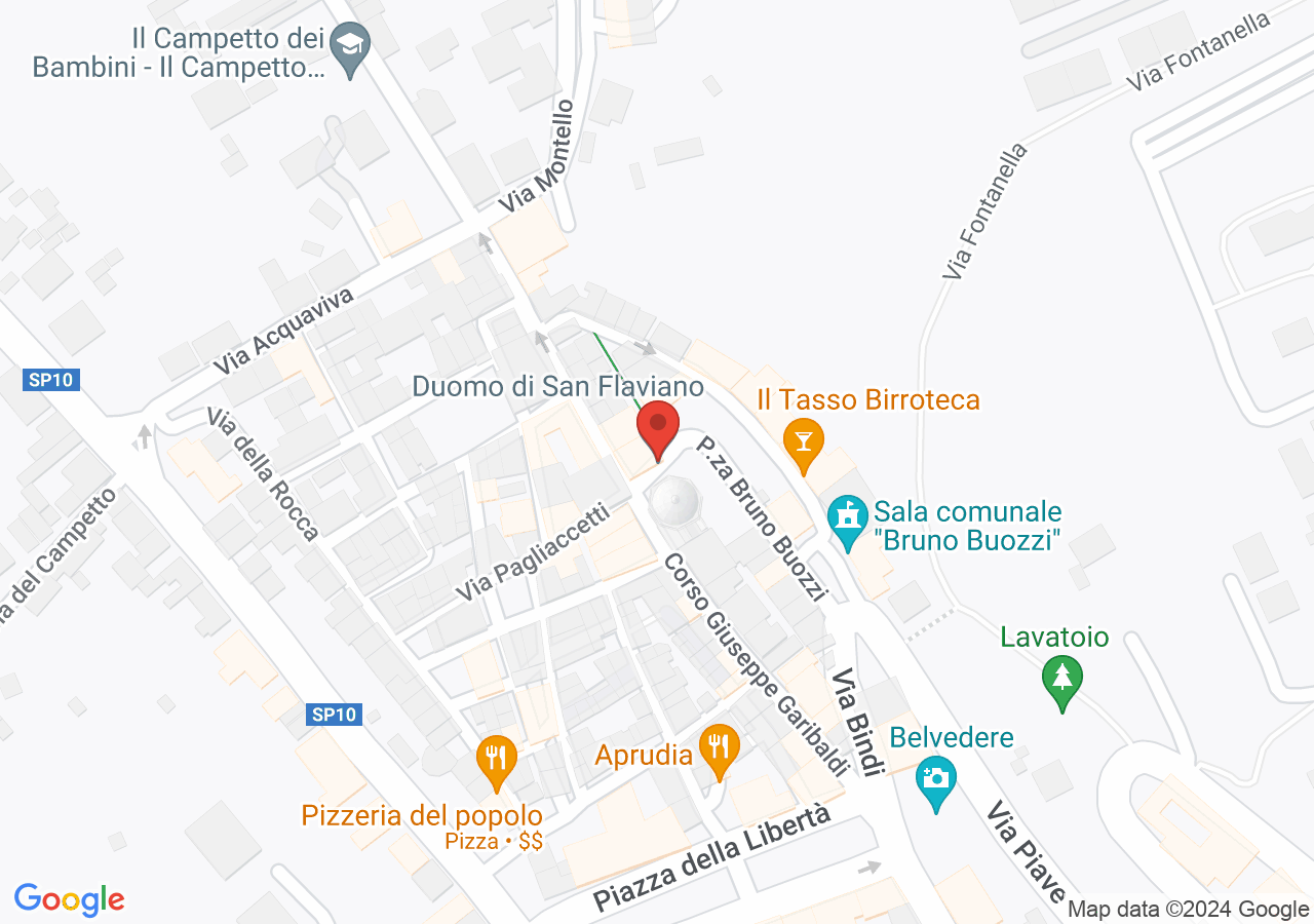 Mappa di Duomo di San Flaviano