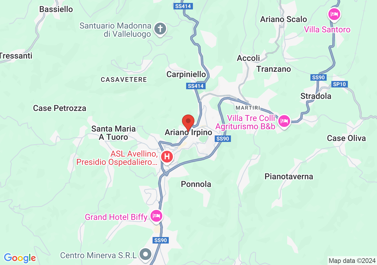 Mappa di Formaggio Caciocchiato