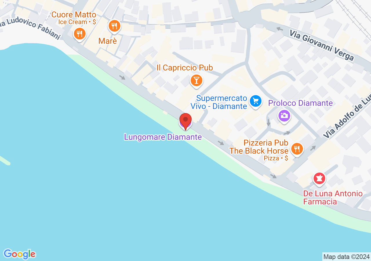 Mappa di Lungomare di Diamante