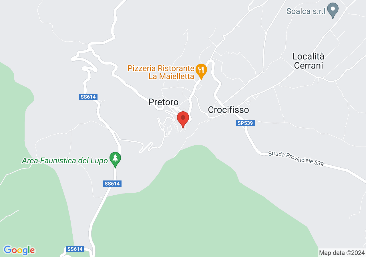 Mappa di Necropoli del Crocifisso