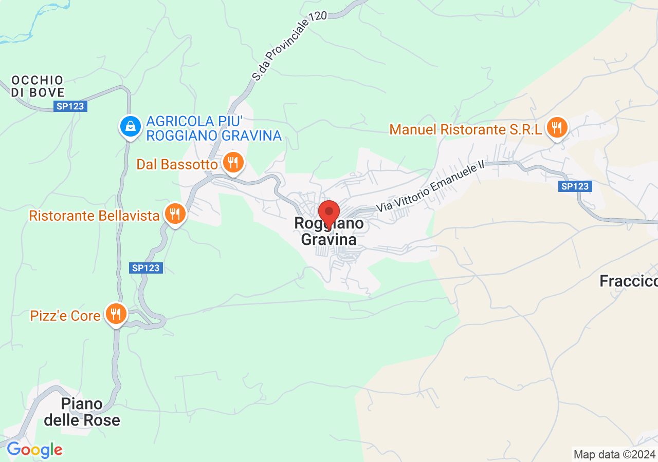 Mappa di Oliva Roggianella