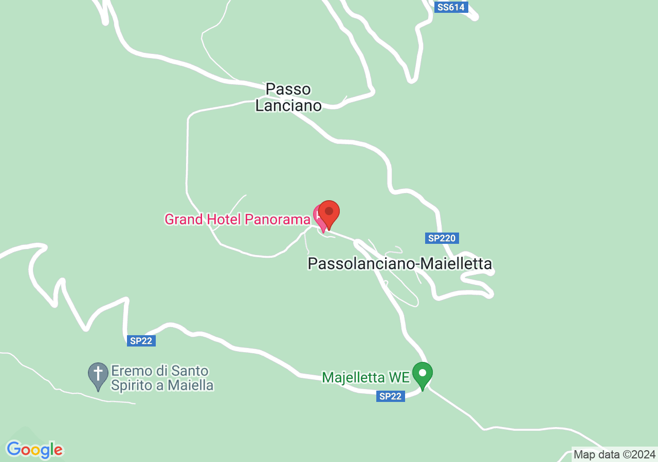 Mappa di Passo Lanciano-Maielletta