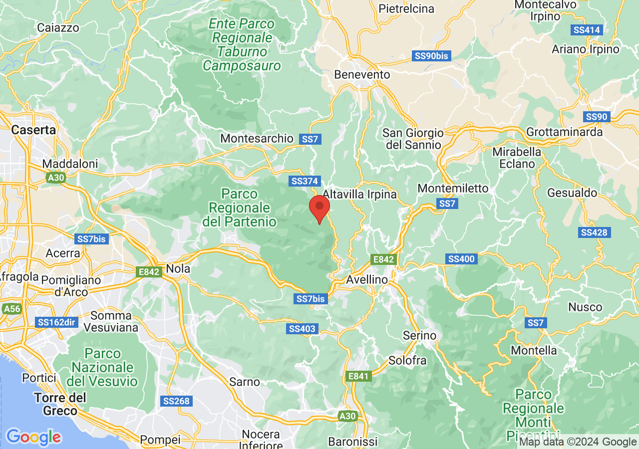 Mappa di Ruderi del santuario dell'Incoronata