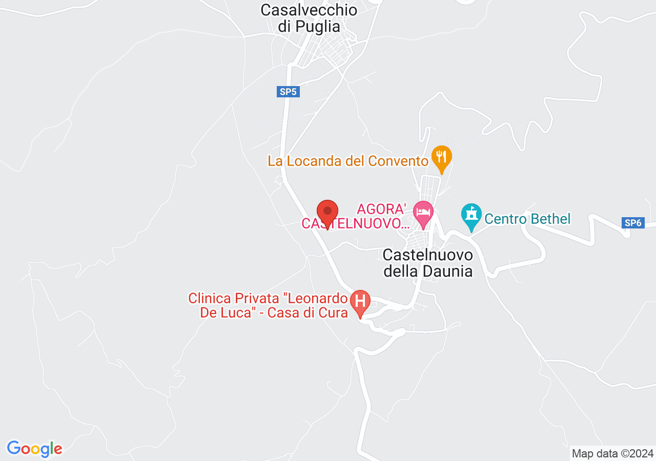 Mappa di Terme di Castelnuovo della Daunia