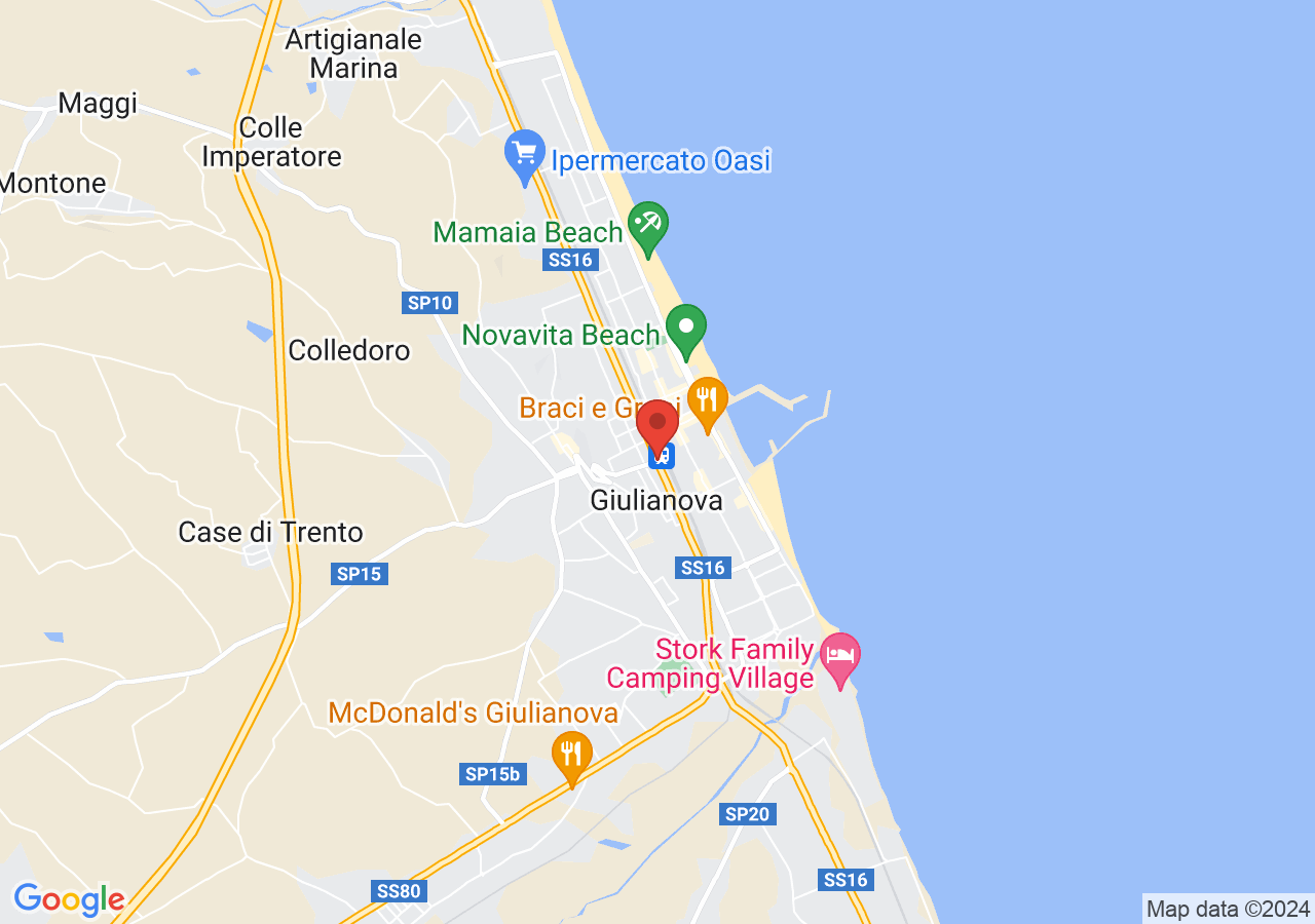 Mappa di Torri difensive di Giulianova