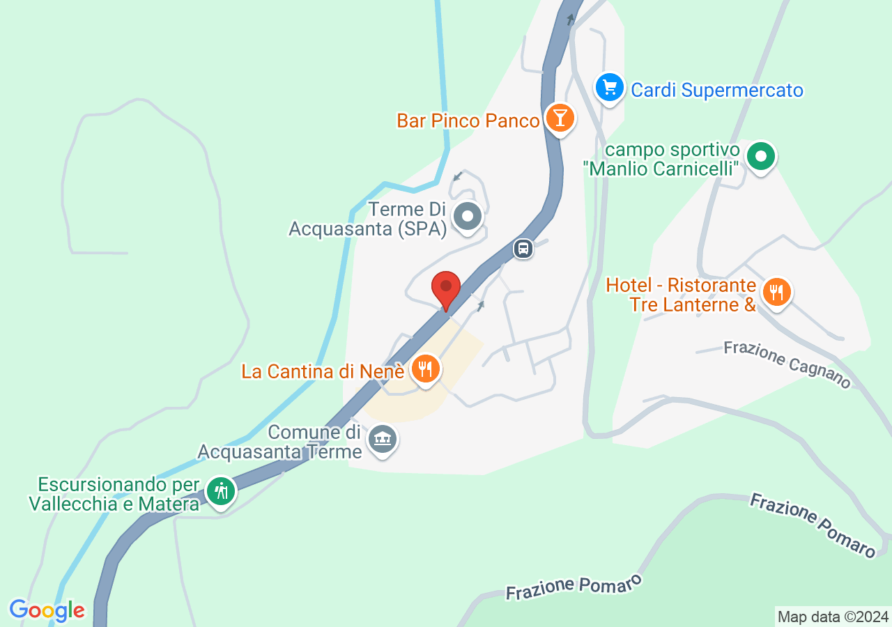 Mappa di Trekking sui Monti della Laga