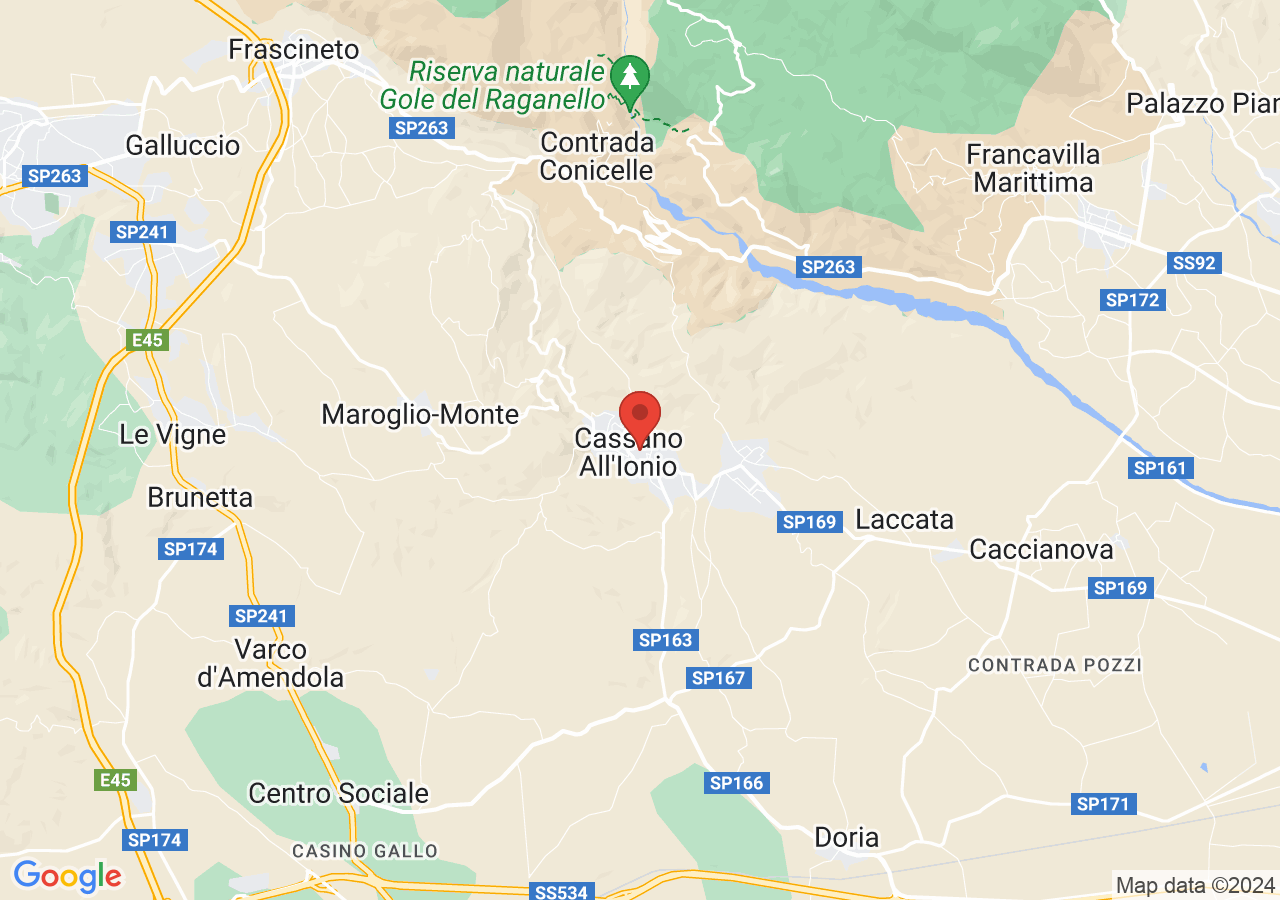 Mappa di Vissinello