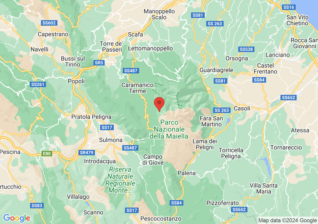 Mappa di Riserva naturale orientata Lama Bianca